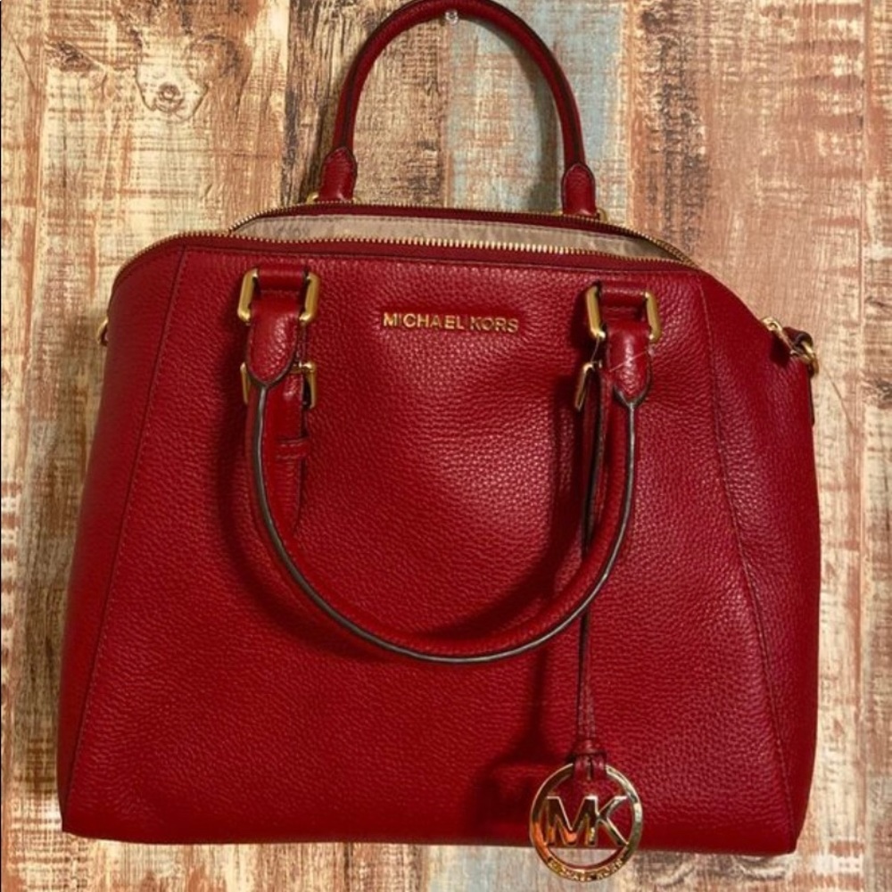 Cherry MK satchel